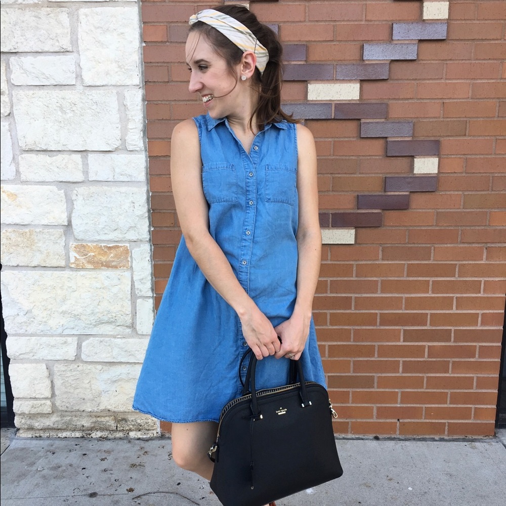Denim dress
